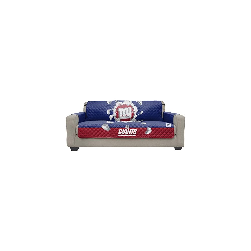 NFL Unisex NFL Recliner Reversible Furniture Protector with Elastic Straps, 80-inches by 65-inches