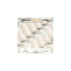 112" Modern Curved Cloud Couch, Beige 1 PCS