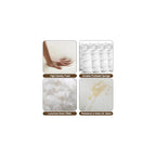 Cloud Modular Sectional, Middle Waterproof High Backrest Sectional Sofas,Down Filled Modular Couch with Removable Washable Cover for Living Room,Cream White