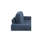 Watford 80.3" Sofa, Traditional Style, Pocket Coil Comfort, Black Legs, Velvet Fabric, Blue